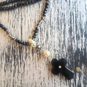 Early 2000s Crystal Wrap Necklace